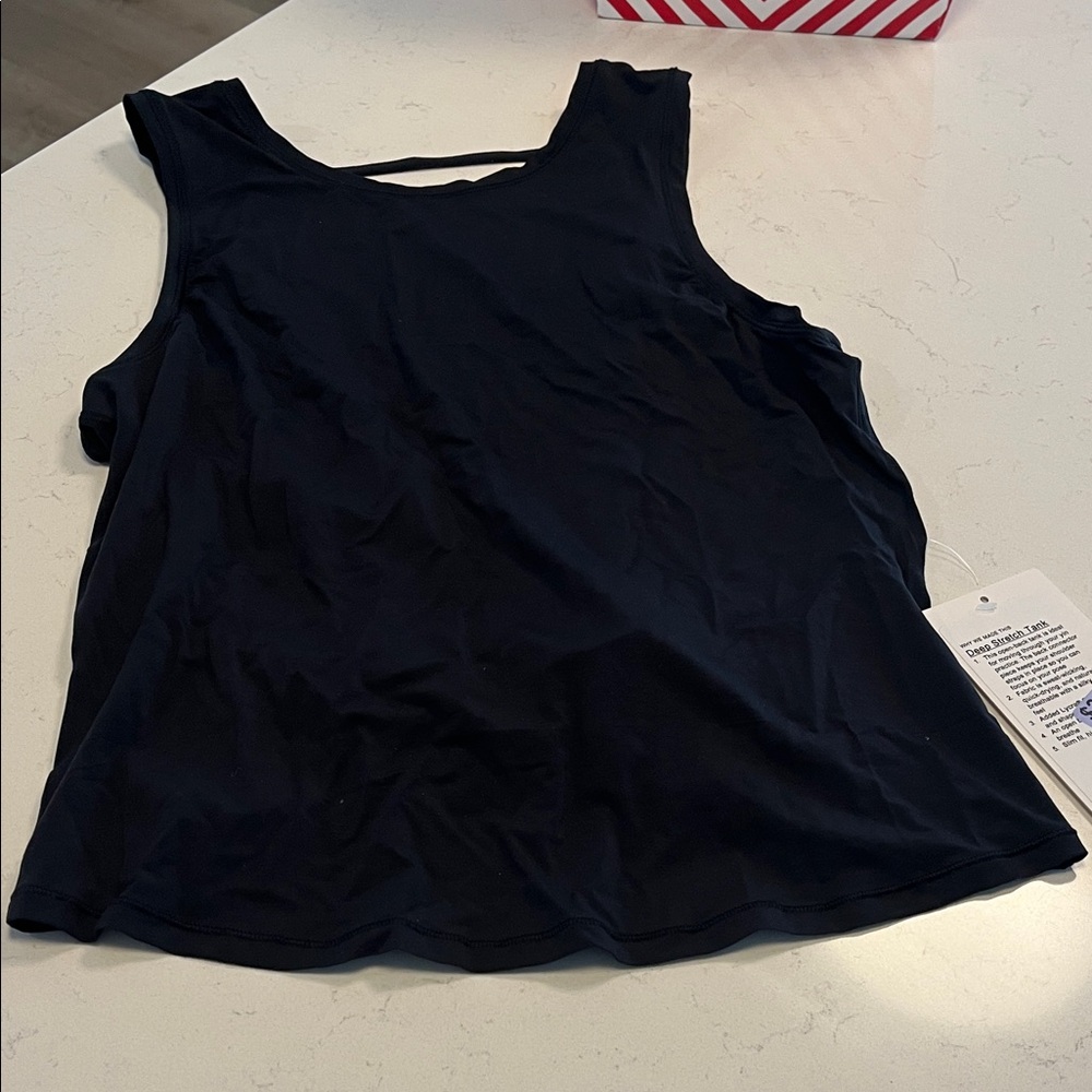 lululemon athletica Black Muscle Tee